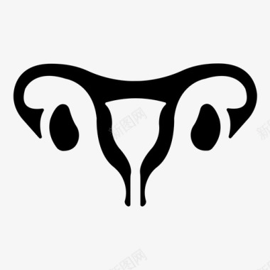 子宫妇科生殖图标图标
