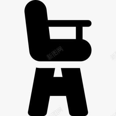 高脚椅婴儿68有人坐图标图标