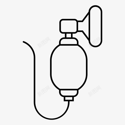 复苏器呼吸健康图标svg_新图网 https://ixintu.com 健康 健康医学 医院 呼吸 复苏器 生命支持