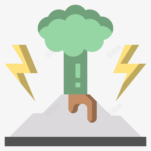 火山可持续能源25平坦图标svg_新图网 https://ixintu.com 平坦 持续 火山 能源
