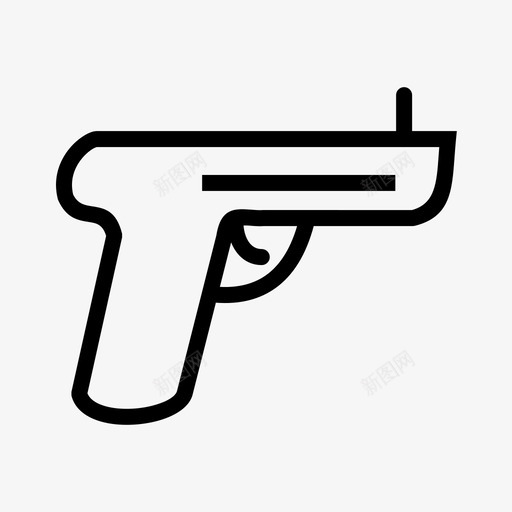 玩具枪子弹枪玩具图标svg_新图网 https://ixintu.com 子弹 孩子 枪玩具 玩具枪