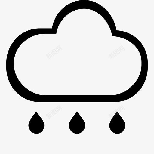 下雨1小时svg_新图网 https://ixintu.com 下雨1小时