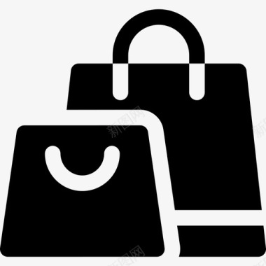 购物袋电子商务140装满图标图标