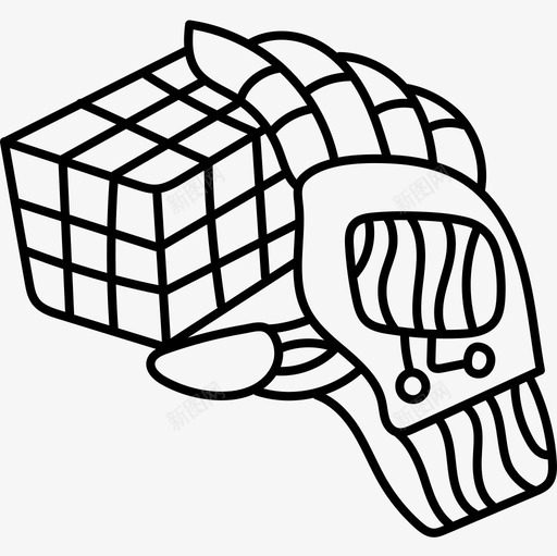 智能机器人32黑色图标svg_新图网 https://ixintu.com 智能 机器人32 黑色