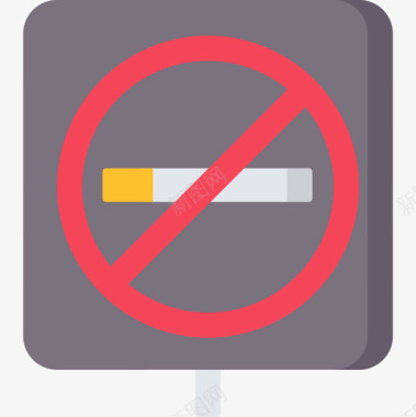 禁止吸烟电影业公寓图标图标