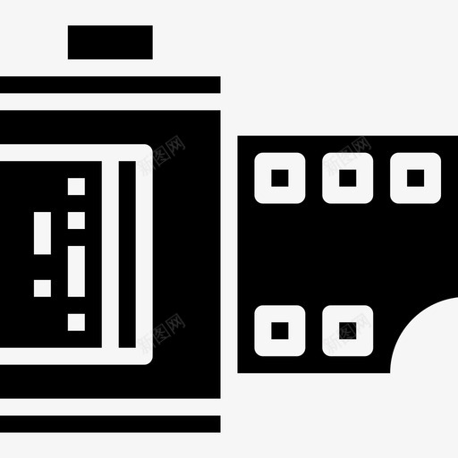 胶片照片13实心图标svg_新图网 https://ixintu.com 实心 照片13 胶片