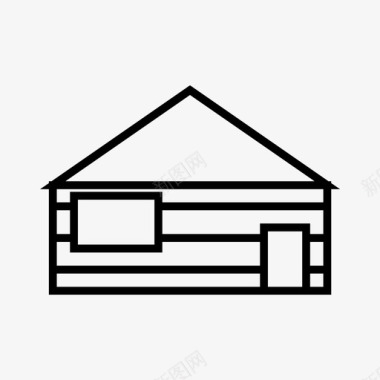 建筑物住宅房屋图标图标