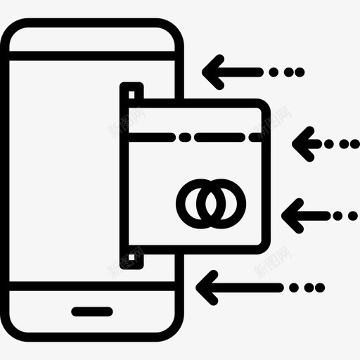 移动支付4概述图标svg_新图网 https://ixintu.com 支付 概述 移动