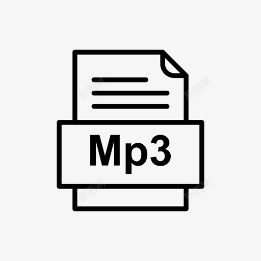 mp3文件文件图标文件类型格式svg_新图网 https://ixintu.com 41种 mp3 图标 文件 格式 类型