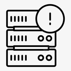 信息网站信息网站服务器和主机大纲图标高清图片