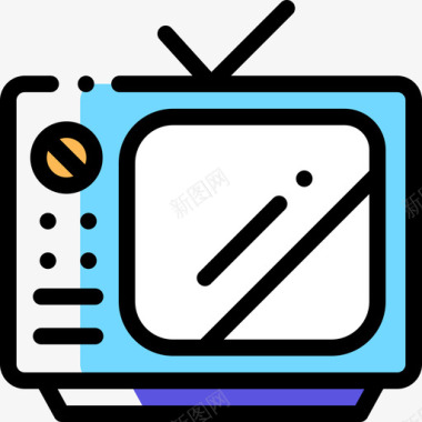 电视电视18省略颜色图标图标