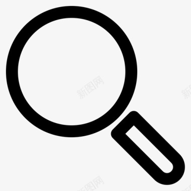 搜索放大镜用户界面图标图标