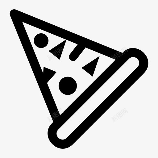 披萨奶酪美味图标svg_新图网 https://ixintu.com 奶酪 小吃 披萨 晚餐 美味 食物