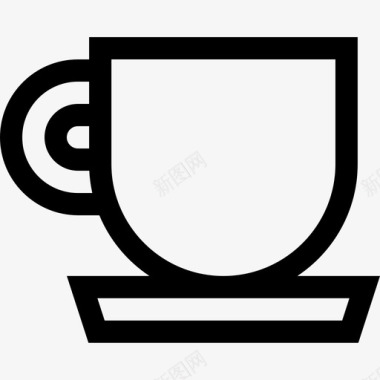 咖啡就业14直系图标图标