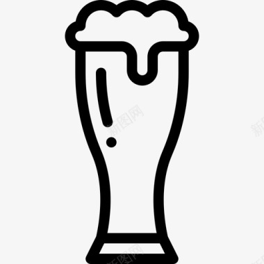 啤酒新年35岁直系图标图标