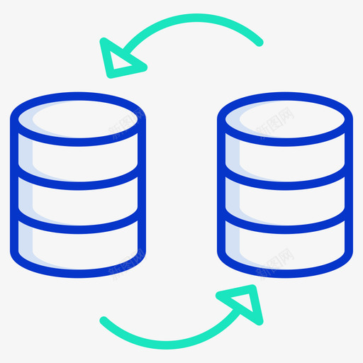 服务器网站服务器和主机5轮廓颜色图标svg_新图网 https://ixintu.com 服务器 网站服务器和主机5 轮廓颜色