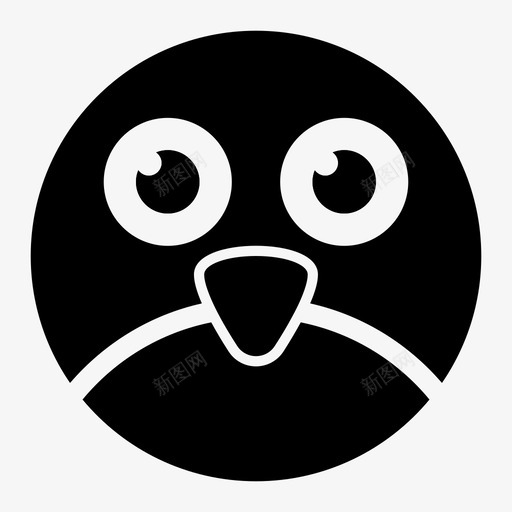 愤怒的小鸟表情符号情感图标svg_新图网 https://ixintu.com 情感 愤怒的小鸟 表情符号 表情符号矢量图标