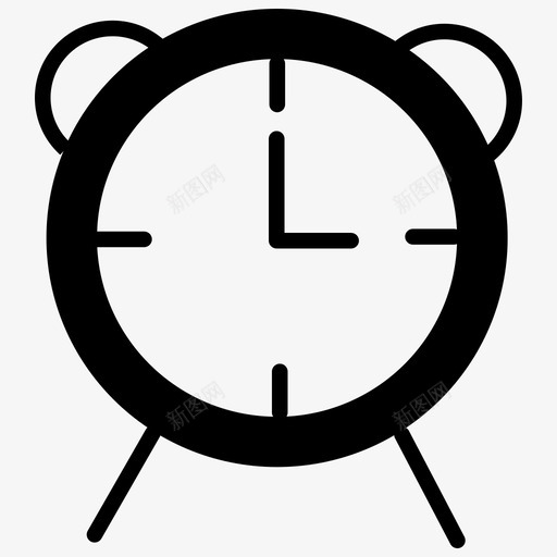 时钟提醒器时间图标svg_新图网 https://ixintu.com 减去 手表 提醒 时钟 时间 正面 计时器 轮廓 通讯设备