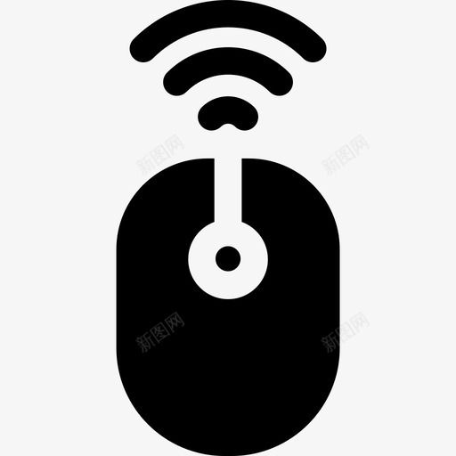 无线鼠标电子商务63填充图标svg_新图网 https://ixintu.com 填充 无线 电子商务 鼠标