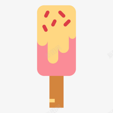 冰淇淋35号平的图标图标