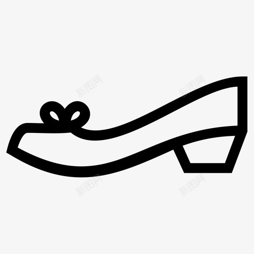 鞋鞋类鞋跟图标svg_新图网 https://ixintu.com 鞋 鞋皮 鞋类 鞋类制品 鞋跟