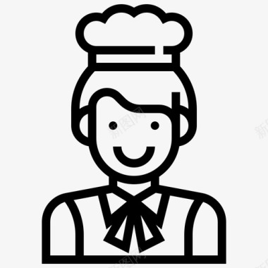 厨师食物厨房图标图标