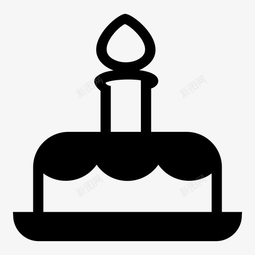 生日蛋糕纸杯蛋糕派对图标svg_新图网 https://ixintu.com 派对 生日蛋糕 纸杯 蛋糕
