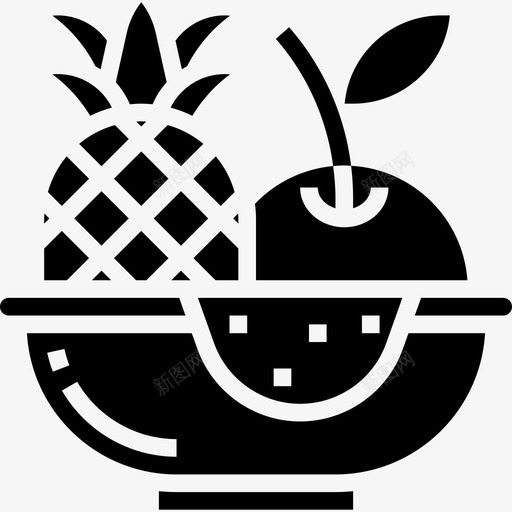 水果野餐元素2字形图标svg_新图网 https://ixintu.com 字形 水果 野餐元素2