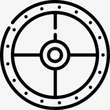 神盾局三个线性维京中的一个图标图标