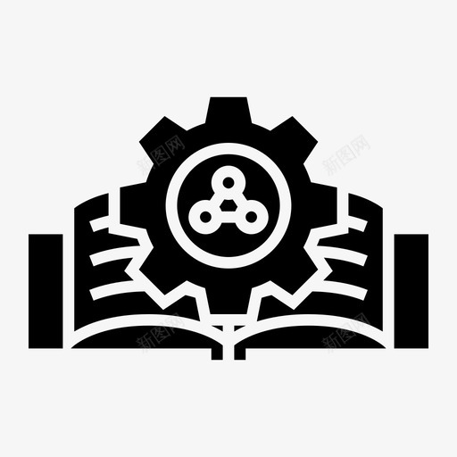 机器学习人工智能图标svg_新图网 https://ixintu.com 人工智能 学习 机器