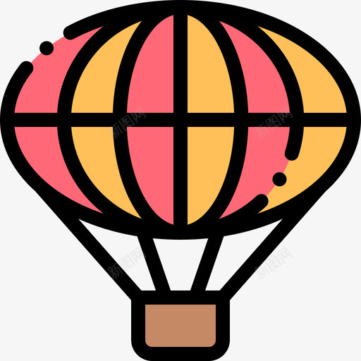 气球马戏团56线性颜色图标svg_新图网 https://ixintu.com 气球 线性颜色 马戏团56