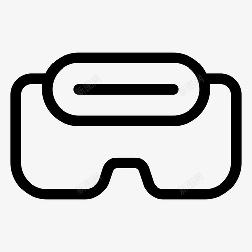 vr眼镜多媒体技术图标svg_新图网 https://ixintu.com 1件套 pear ui vr 多媒体 技术 护目镜 眼镜 虚拟现实