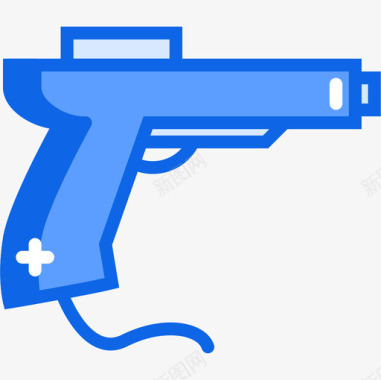 手枪游戏55蓝色图标图标