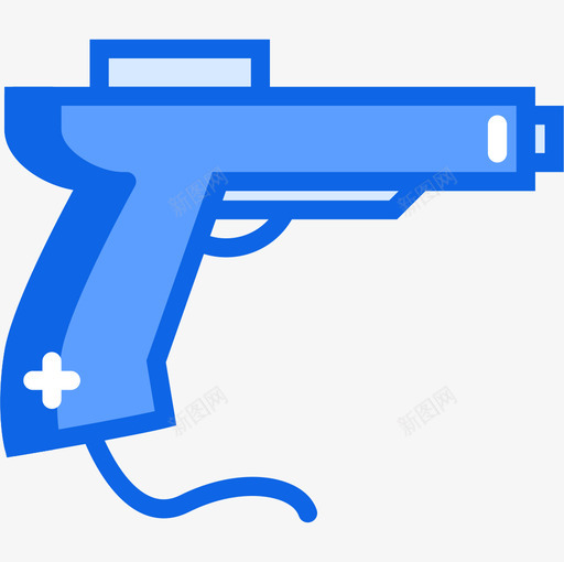 手枪游戏55蓝色图标svg_新图网 https://ixintu.com 手枪 游戏55 蓝色