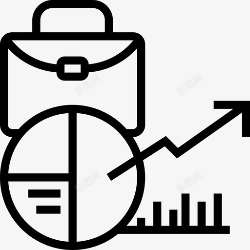 统计学数字营销111线性图标svg_新图网 https://ixintu.com 数字营销111 线性 统计学