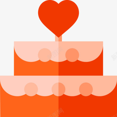 结婚蛋糕家庭生活28平铺图标图标