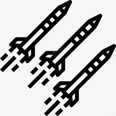 火箭军用30直线型图标图标