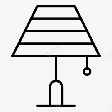 灯饰灯泡家具图标图标