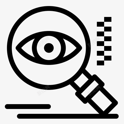 眼睛发现搜索图标svg_新图网 https://ixintu.com 任务 发现 搜索 查看 眼睛 项目管理