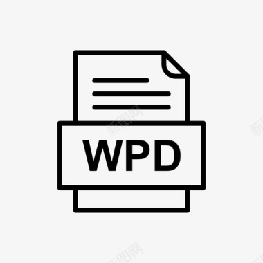 wpd文件文件图标文件类型格式图标