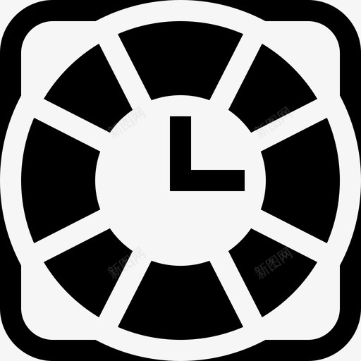 时钟帮助和支持25已满图标svg_新图网 https://ixintu.com 已满 帮助 支持 时钟