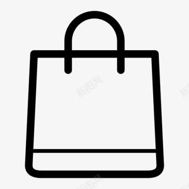 购物袋购物中心商店图标图标