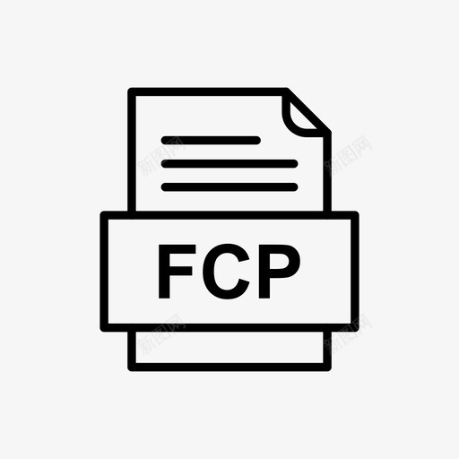 fcp文件文件图标文件类型格式svg_新图网 https://ixintu.com 41种文件格式 fcp文件文件图标 文件类型 格式