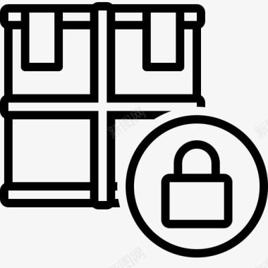 货物保护交货货物图标图标
