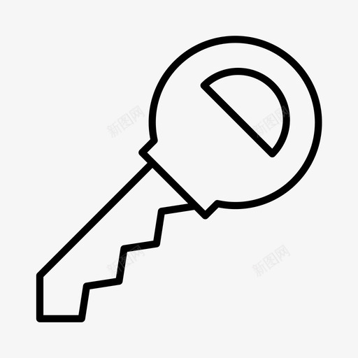 钥匙配件时尚图标svg_新图网 https://ixintu.com 家用 时尚 配件 钥匙 锁匠