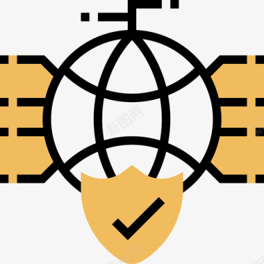 网络安全网络抢劫7黄影图标图标