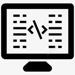 html源代码网页开发html编程界面图标高清图片