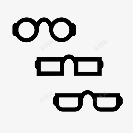 眼镜学校学校每天图标svg_新图网 https://ixintu.com 学校 学校每天 眼镜