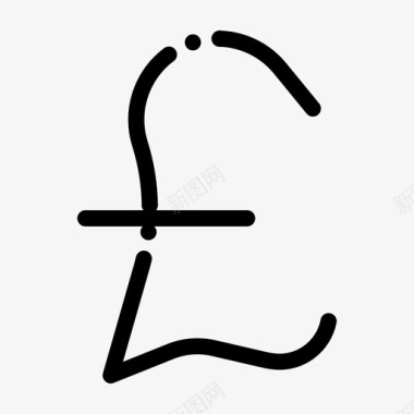英镑硬币货币图标图标