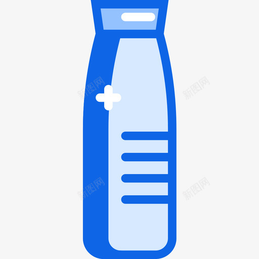 瓶子健身71蓝色图标svg_新图网 https://ixintu.com 健身 瓶子 蓝色